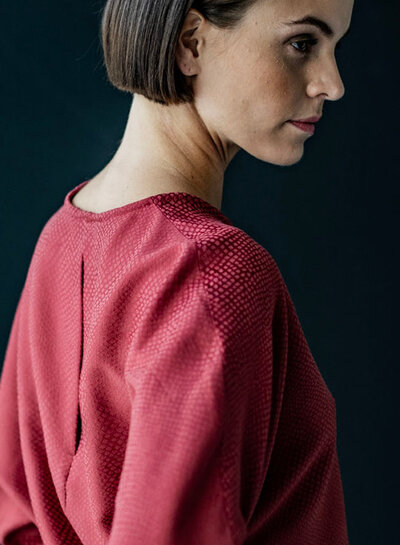 Fibremood Copy of flashy blurred flowers - gesatineerde viscose