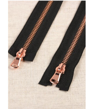 M. Rose zipper divisible - with double puller