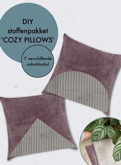 M. DIY stoffenpakket corduroy - Cozy pillows