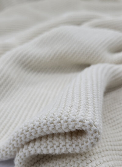 Swafing ecru - beautifully knitted - 100% cotton, very soft