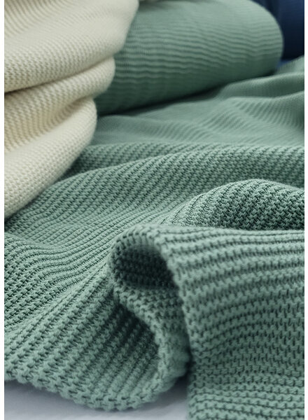 Swafing mint - beautifully knitted - 100% cotton, very soft