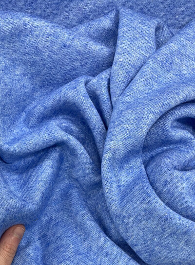 Swafing jeans blue melee - knitted viscose