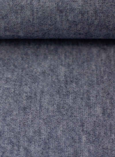 Swafing marineblauw melee - gebreide viscose