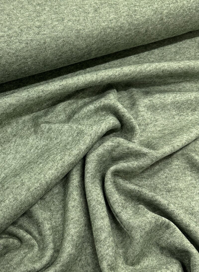 Swafing dark green melee - knitted viscose