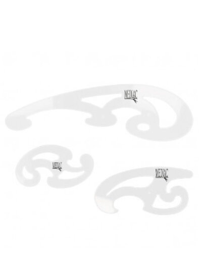 french curves patroonteken latten 3 stuks