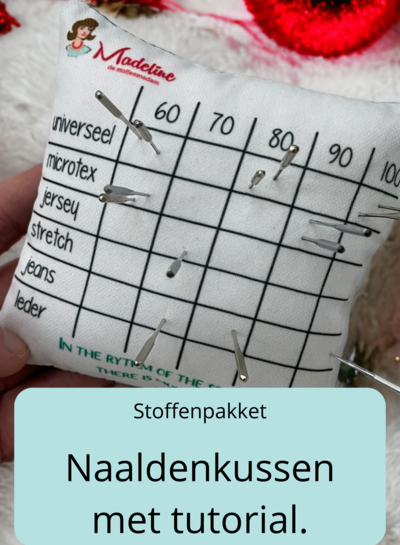 naaldenkussen - stoffenpakket incl. vulling x online tutorial