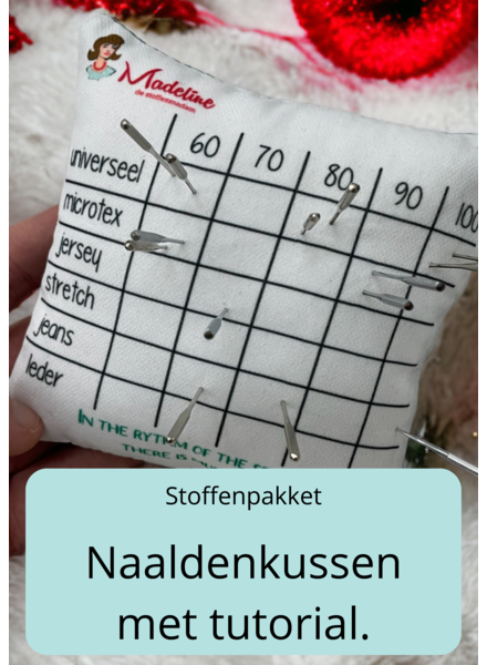 naaldenkussen - stoffenpakket incl. vulling x online tutorial