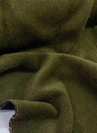 deadstock exclusive coat fabric - khaki