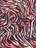 deadstock abstract - pink and eggplant - viscose