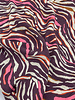 deadstock abstract - pink and eggplant - viscose
