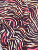 deadstock abstract - roze en aubergine - viscose