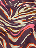 deadstock abstract - roze en aubergine - viscose