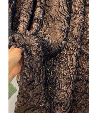 deadstock beautiful bronze faux fur