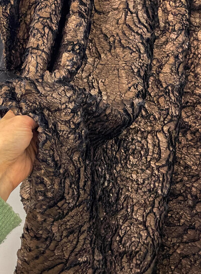 deadstock prachtige brons faux fur