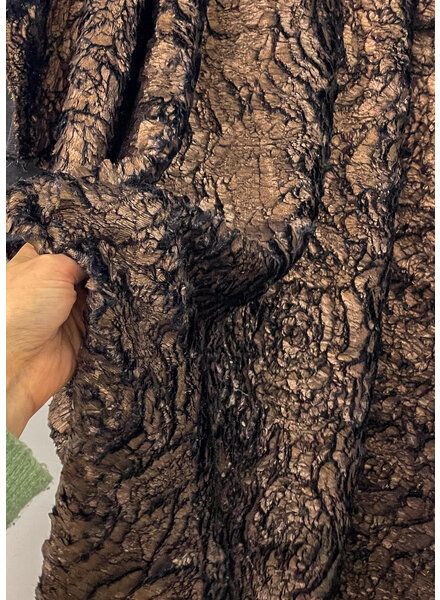 deadstock prachtige brons faux fur