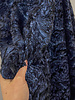 deadstock beautiful deep blue faux fur