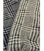 deadstock mooie jacquard met ruiten - marineblauw - Italiaanse makelij