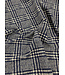 deadstock mooie jacquard met ruiten - marineblauw - Italiaanse makelij