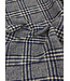 deadstock mooie jacquard met ruiten - marineblauw - Italiaanse makelij