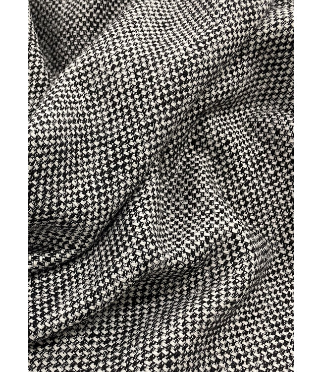 deadstock Prachtige Italiaanse mantelstof - geweven jacquard