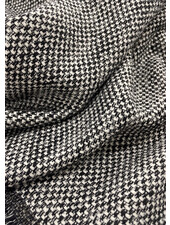 deadstock timeless and classy jacquard coat fabric - exclusive Italian made