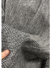 deadstock Prachtige Italiaanse mantelstof - geweven jacquard