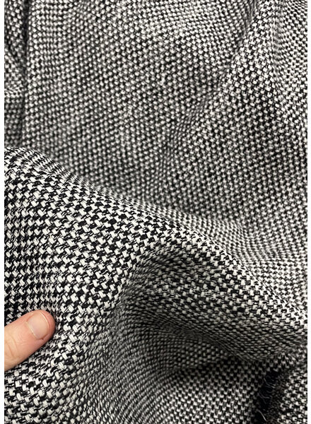 deadstock Prachtige Italiaanse mantelstof - geweven jacquard