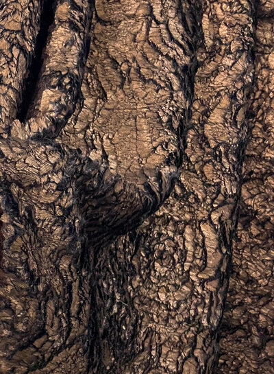 deadstock beautiful bronze faux fur