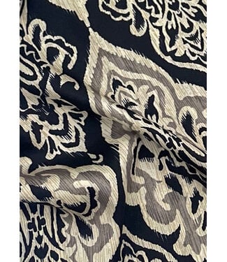 deadstock beautiful satin - black and gray - very classy