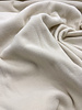 M. beige - megazacht en stevig gebreid - opgeruwde viscose ribbel tricot