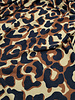 deadstock prachtige gebreide viscose blend met dierenprint