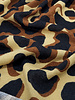 deadstock prachtige gebreide viscose blend met dierenprint