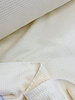 cream - waffle cotton with terry cloth