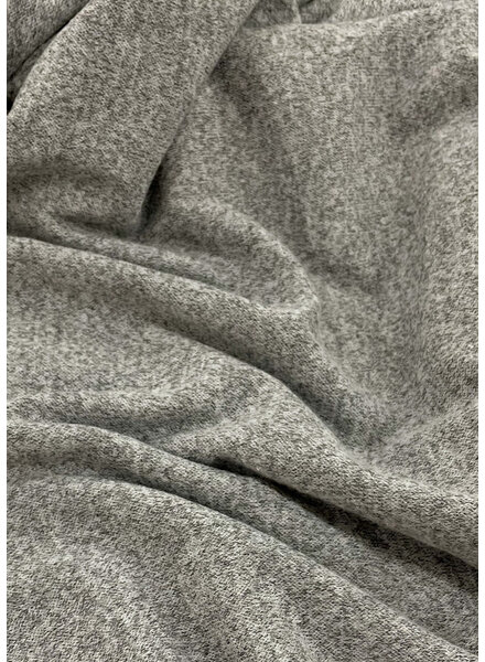 deadstock beautifully knitted viscose - gray melee