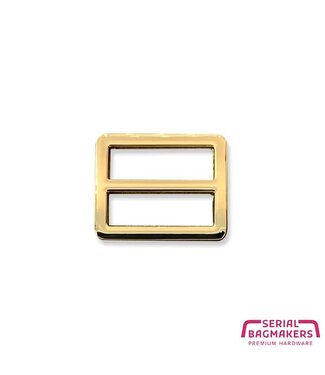 ZipperZoo 2-pack schuifgesp strak - 25 mm - warm goud