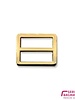 ZipperZoo 2-Pack - Sliding buckle tight - 25mm - warm gold