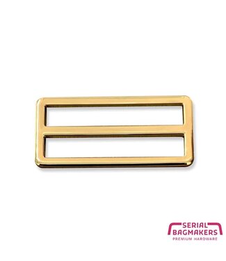 ZipperZoo 2-pack schuifgesp strak - 50 mm - warm goud