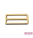 ZipperZoo 2-Pack Sliding Buckle Tight - 50mm - Warm Gold