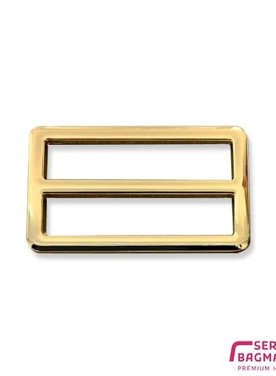 ZipperZoo 2-pack schuifgesp strak - 38 mm - warm goud