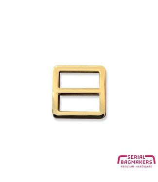 ZipperZoo 2-Pack - Slide buckle tight - 19mm - warm gold