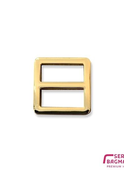 ZipperZoo 2-pack schuifgesp strak - 19 mm - warm goud