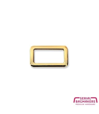 ZipperZoo 2-Pack - rechte passant strak - 25 mm - goud