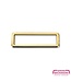 ZipperZoo 2-PACK rechte passant strak - 50 mm - goud