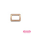 ZipperZoo 2 PACK rechte passant strak - 19 mm - Rose Goud