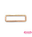 ZipperZoo 2-PACK straight passant tight - 50 mm - Rose gold