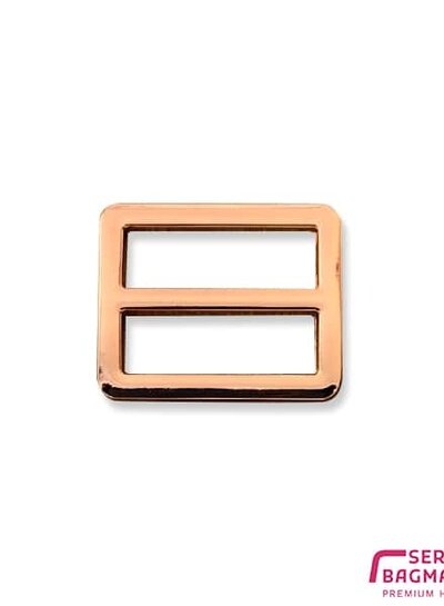 ZipperZoo 2-Pack - Sliding buckle tight - 25mm - rose gold