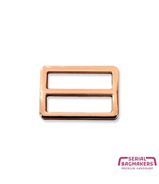 ZipperZoo 2-pack schuifgesp strak - 32 mm - rosé goud