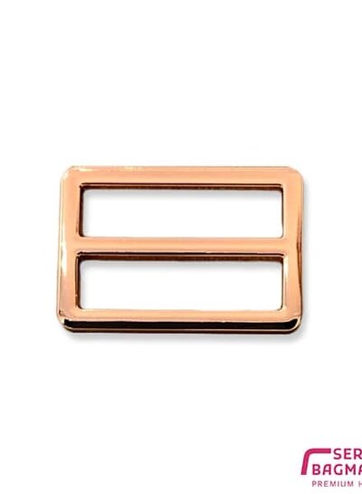 ZipperZoo 2-pack schuifgesp strak - 32 mm - rosé goud