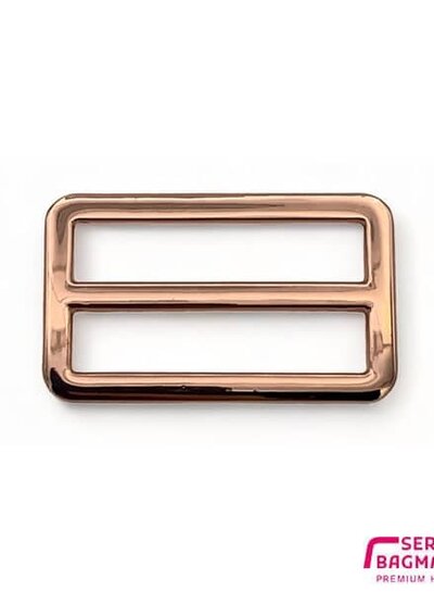 ZipperZoo 2-pack schuifgesp strak - 38 mm - rosé goud