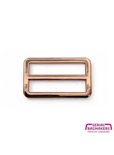 ZipperZoo 2-pack schuifgesp strak - 38 mm - rosé goud